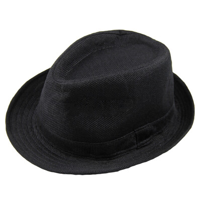 

Fashion Men Women Casual Fedora Hat Pinched Crown Beach Sun Cap Panama Hat Unisex