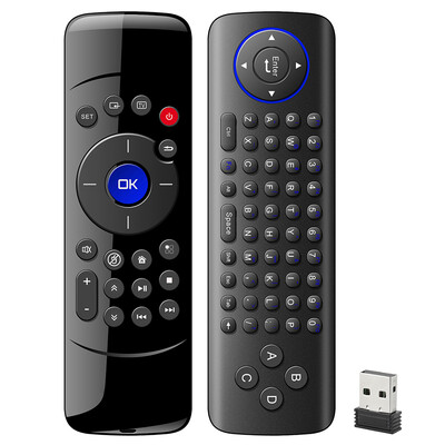 

C2 24G Air Mouse Wireless QWERTY Keyboard Remote Control 6-Axis Motion Sense IR Learning for Smart TV Android TV BOX PC