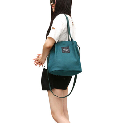 

New Fashion Women Canvas Bags Totes Shoulder Bag Preppy Style Girls Handbag Students Book Crossbody Bags
