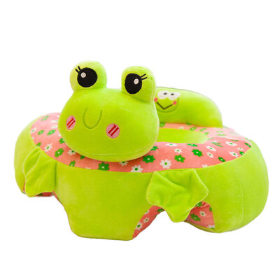 

Infant Support Seat Soft Plush Floor Seat Cartoon Stuffed Sofa Baby Learn to Sit Chair Dog