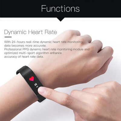 

leegoal W6S Smart Wristbands Fitness Bracelet Heart Rate Monitor Smart Band Color LCD Fitness Bracelet Blood Pressure