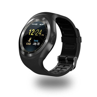 

Bluetooth Y1 Smart Watch Android SmartWatch Phone Call GSM Sim Remote Control Camera Pedometer Sports Information Screen