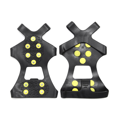 

Snow Grippers for Shoes Ice Creepers Ice Traction Cleats Easy Over Anti-slip 10-stud Crampons Footwear