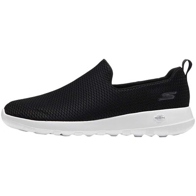 

Skechers 54600BKW walking shoes mens low shoes black white 425