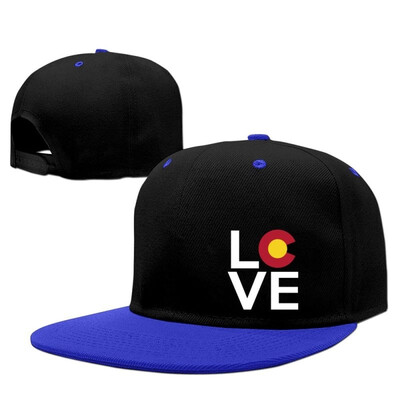 

Cute Colorado Love Two-Toned Hip-Hop Snapback Hats One Size