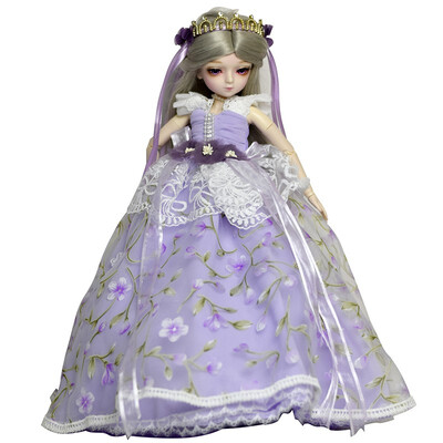 EVA BJD Leona 14 BJD Doll Full Set Ball Jointed Doll Clothes Wig Shoes Makeup Accessories