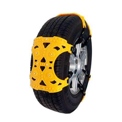 

10pcs Universal Car Anti-skid Chains Tire Snow Chains Wheel Tyre Chain Anti Skid Outdoor Off Road Winter 145-295mm Beef Tendon
