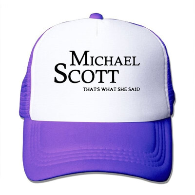 

Michael Scott Summer Sun Protection Mesh Cap Baseball Hat Cap Adjustable