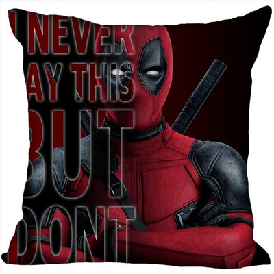

Deadpool Hot Sale Pillow Case High Quality New Years Pillowcase Decorative Pillow Cover For Wedding Decorative Christmas