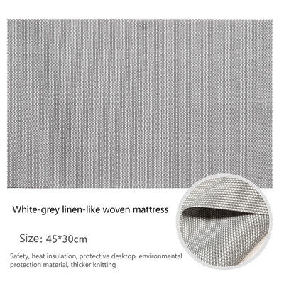 

NeillieN environmentally friendly PVC woven mat Hotel Western dish mat bowl mat heat insulation mat water wash quick dry mat