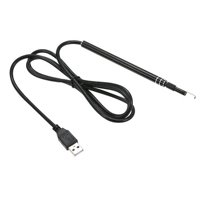 

6 LED 55MM Lens Endoscope Inspection USB Wire Snake Tube Camera for Ear Nose Throat Health Care Work with Window PC