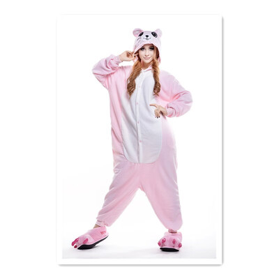 

Adult animal pajamas cartoon pajamas Cosplay womens mens winter unisex flannel mouse pajamas