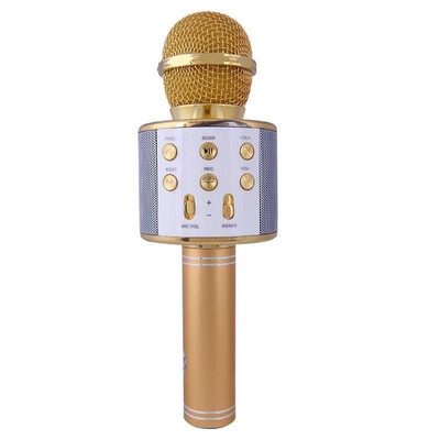 

Bluetooth microphone wireless handy bluetooth karaoke microphone handheld KTV mini portable speaker USB player
