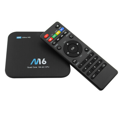 

M16 Smart Android 71 TV Box Amlogic S905X Quad-core UHD 4K 1GB 8GB H265 VP9 HDR10 LAN & WiFi HD Media Player EU Plug