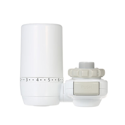

Tap Water Purifier with 1 Activated Carbon Filter Handy Kitchen Faucet Filter Element Portable Water Faucet Purifier