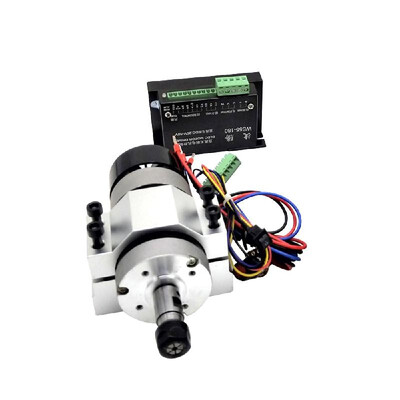 

400W 12000rpm ER11 Chuck CNC Brushless Spindle Motor with Driver Speed Controller&Clamp DIY Engraving Machine Accessories Set