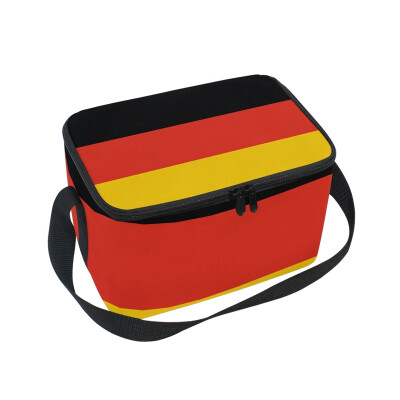 

ALAZA Lunch Box Insulated Flag Of Germany Lunch Bag Large Cooler Tote Bag for Men Women