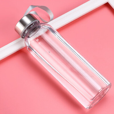 

Outdoor Sports Portable Water Bottles Plastic Transparent Round Leakproof Travel Carrying for Water Bottle Drinkware sale