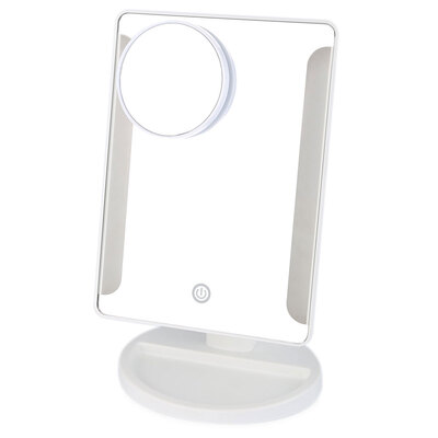 

Fashion 36 LED USB Power Portable Folding Toilet Lighted Makeup Mirror with Magnifier