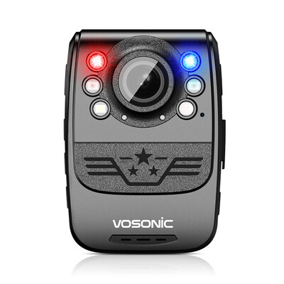 

Group VOSONIC D1 law enforcement recorder 8-hour video flashing warning no light infrared night vision built-in 32G