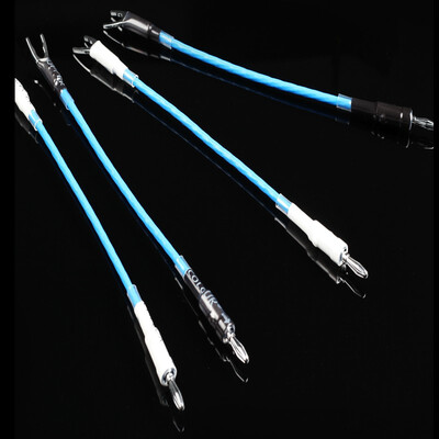 

CopperColour CC WHISPER SE audiophile OCC speaker jump cable loudspeaker bridge cord a pair