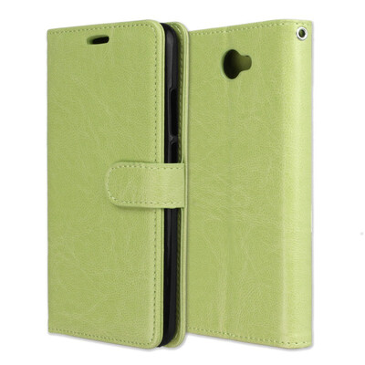 

MOONCASE Huawei Y7 3 Card Photo Frame Leather Case - Green