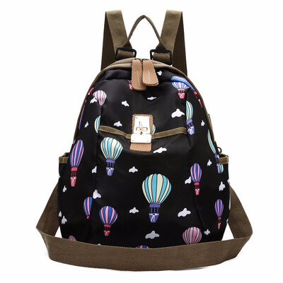 

Galaxy Backpack To School Print Backbag for Girls Nylon Ladies Backpacks for School Teenagers Girls Space Bagpack for Travel Bag