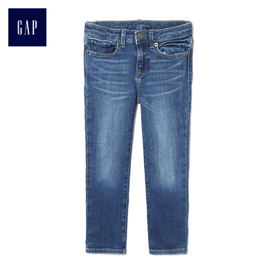 

GAP flagship store female&young basic loose wash casual jeans 352917 moderate wash 12-18M