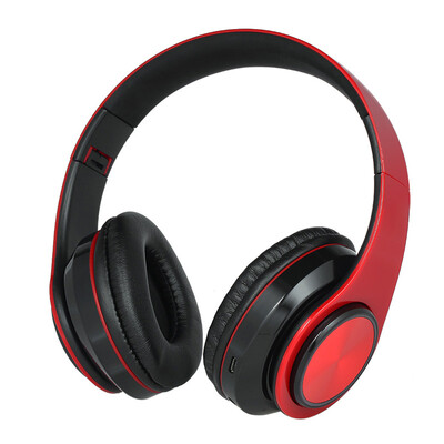 

GS-L3 Wireless Bluetooth Headphone Foldable Over Ear Stereo Headset 35mm Wired Earphone With Mic LED Light For smart phones