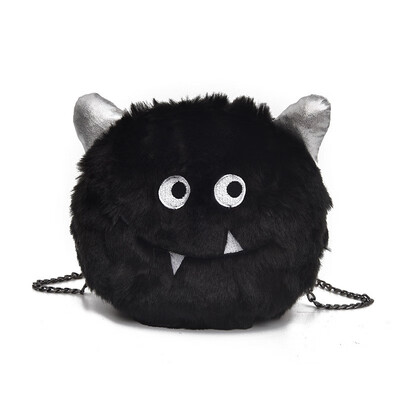 

2018 Halloween Woman Fashion mini cuteness Monster Shoulder bag chain Handbag