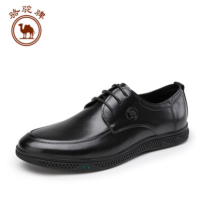 

Camel brand business casual shoes soft bottom low to help British belt W912043420 black 44270 yards