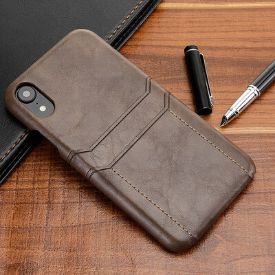 

Phone Case for Apple iPhone XR iPhone XS Max Leather Phone Case Back Cover Cell Phone Case