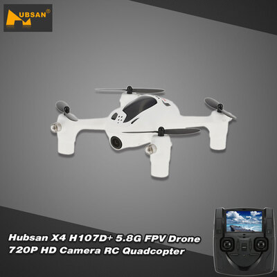 

Remote Control Toys Original Toys & Hobbies Hubsan X4 H107D 24GHz 4CH 6-axis Gyro 58G FPV Drone 720P HD Camera RTF RC Quadc