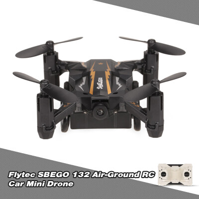 

Flytec SBEGO 132 24G 4CH Air-Ground Flying RC Car Mini Drone Headless Mode One-key Return Quadcopter