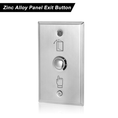 

Zinc Alloy Panel Exit Button Push Switch for Door Access Control System