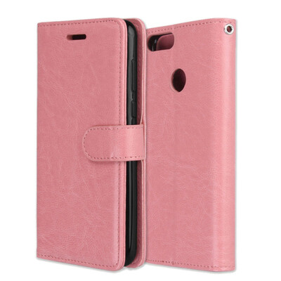 

MOONCASE Huawei P Smart 3 Card Photo Frame Leather Case - Powder