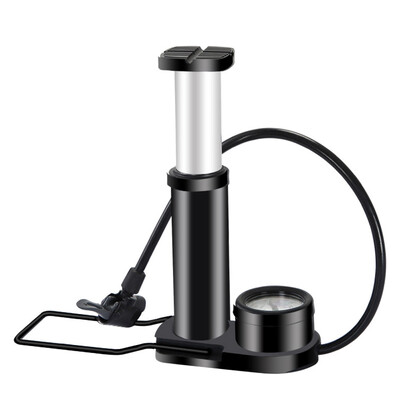 

SolarStorm foot pump high pressure mini portable bicycle electric car motorcycle car home foot air pump with watch