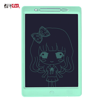 

Shaoze culture LCD handwriting board childrens touchpad handwriting painting board office student electronic drawing board memo 115 inch green