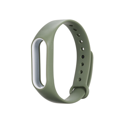 

Double Color Replacement Wrist Strap for Miband 2 Xiaomi Mi Band 2 Waterproof Elastic Wristband