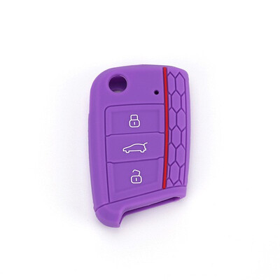 

For Volkswagen Golf 7 mk7 Key Case Bag Key Cover Car Accessories For Skoda Octavia A7 Silicone Key Portect Cases Car-styling 1Pc