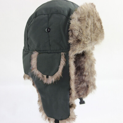 

Unisex Men Women Russian Hat Trapper Bomber Warm Trooper Ear Flaps Winter Ski Hat Cap Headwear