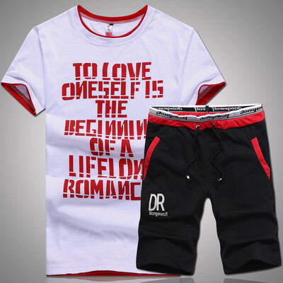 

Mens New 2 Pieces Casual Suit Fashion Unisex Polo ShirtsShorts Leisure Suit for Men And Women M-4XL 226
