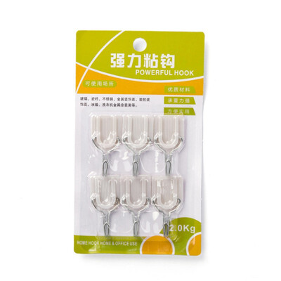 

Small Wire Hooks White Holds 05 lbs Hang without Tools Value Pack Easy to Open Packaging