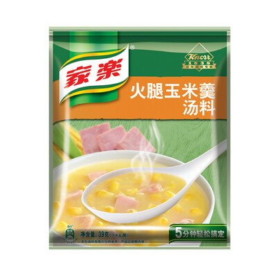 

Knorr ham corn glutinous instant soup stock 39g