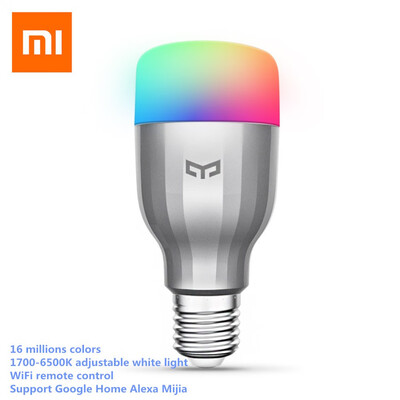 

Original Xiaomi Yeelight YLDP02YL RGBW WiFi Smart LED Bulb 16 Million Color CCT Adjustment Support Alexa Google Home MIJIA IFTTT