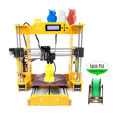 

TNICE MY2 Desktop RepRap i3 3D Printer DIY Kit ST Mainboard Integrated Extruder 2004 LCD Display Acrylic Frame with 100m PLA Filam