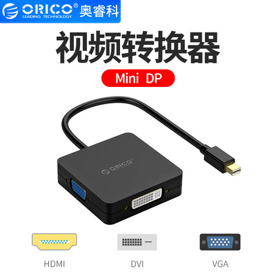 

ORICO mini DP to HDMIVGADVI line Apple notebook HD video adapter large screen projector converter MDFHDV