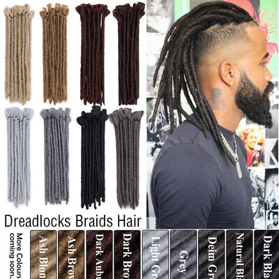 

12" Soft Short Dreadlocks Dreads Handmade Crochet Braids Afro Braiding Locs Hair Extensions