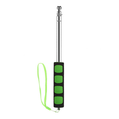 

Brand New 12 Meters Outdoor Flagpole Stainless Steel Telescopic Flag Pole for Teachers Teaching Pointer Tour Guide Banner 47"