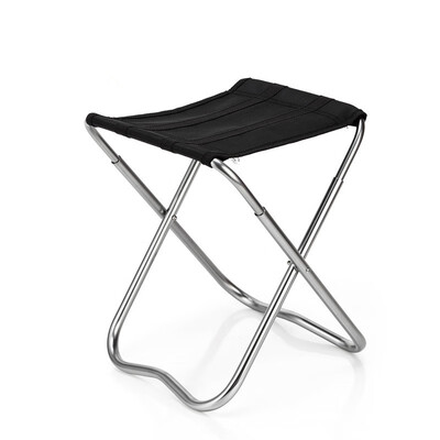 

Outdoor Aluminium Alloy Fishing Chair Portable Folding Chair Outdoor Barbecue Folding Stool 23 19 29cm